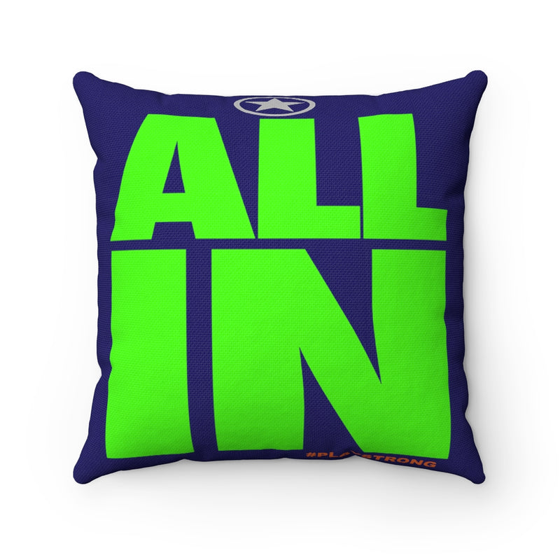 ALL IN Sports PowerWORD Square Pillow