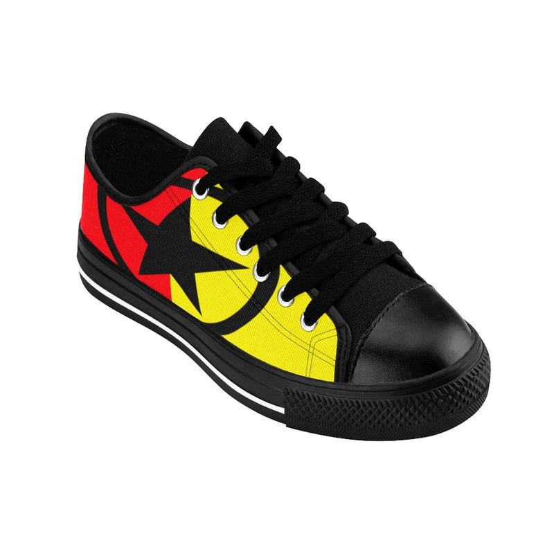 Global Super Star Men's Sneakers Red Yellow & Black