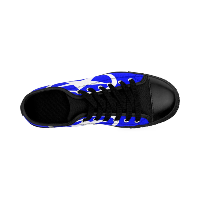 Global Super Star Men's Sneakers Blue & White