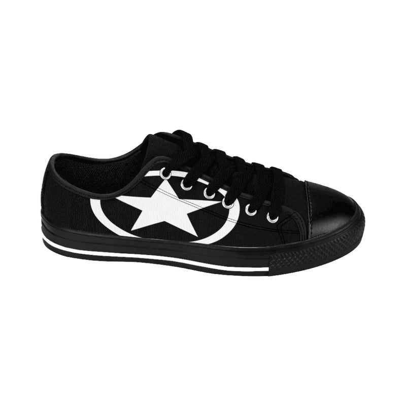 Global Super Star Men's Sneakers Black & White