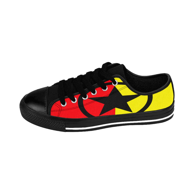 Global Super Star Women's Sneakers Red Black & Yellow