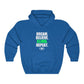 Dream. Believe. Climb. Repeat. Unisex Heavy Blend™ Hooded Sweatshirt