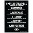 5 KEYS TO GREATNESS Poster