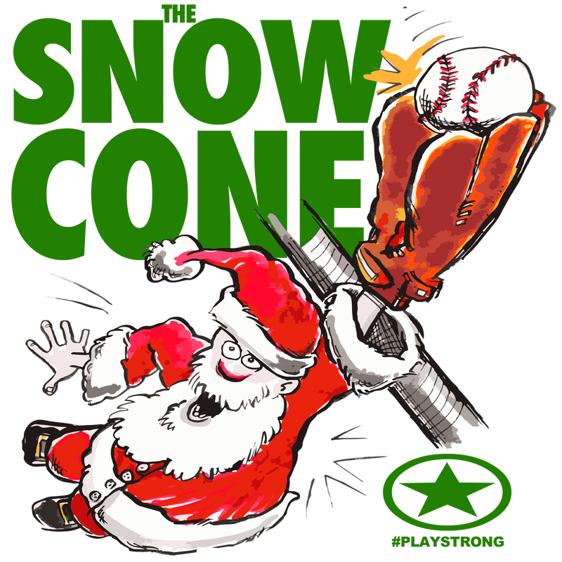 THE SNOW CONE Baseball Santa Sports