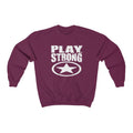 Play Strong "Super Star" Logo Unisex Heavy Blend™ Crewneck Sweatshirt