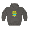 DREAM. BELIEVE. SWIM. Unisex Heavy Blend™ Hooded Sweatshirt