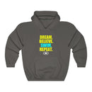 DREAM. BELIEVE. SWIM. Unisex Heavy Blend™ Hooded Sweatshirt