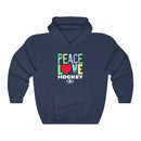 PEACE LOVE HOCKEY Unisex Heavy Blend™ Hooded Sweatshirt