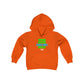 Dream. Believe. CORN HOLE. Repeat. Youth Heavy Blend Hooded Sweatshirt