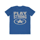 Play Strong Super Star Classic Gray Logo Men's Lightweight Fashion Tee