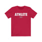 ATHLETE Unisex Jersey Short Sleeve Tee