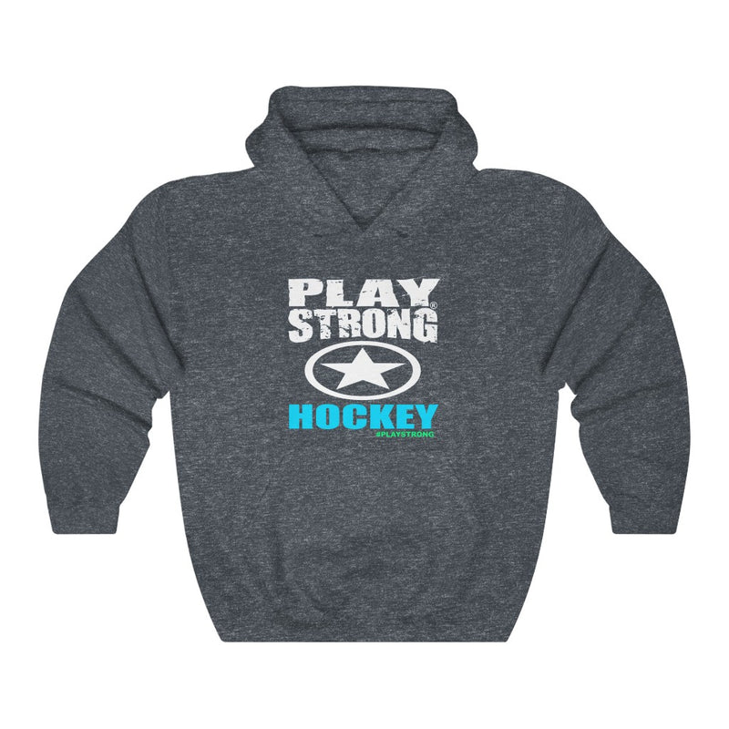 PLAY STRONG HOCKEY Unisex Heavy Blend™ Hooded Sweatshirt