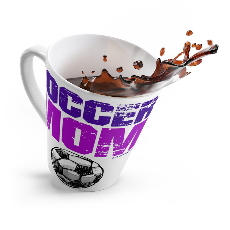 Awesome SOCCER MOM Latte Mug