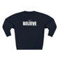 BELIEVE #playstrong Unisex Premium Crewneck Sweatshirt