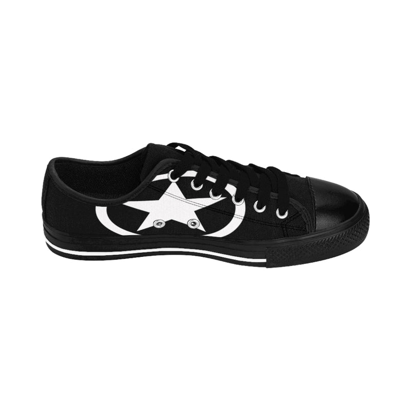 Global Super Star Men's Sneakers Black & White