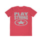 Play Strong Super Star Classic Gray Logo Men's Lightweight Fashion Tee