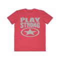 Play Strong Super Star Classic Gray Logo Men's Lightweight Fashion Tee