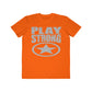 Play Strong Super Star Classic Gray Logo Men's Lightweight Fashion Tee