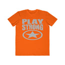 Play Strong Super Star Classic Gray Logo Men's Lightweight Fashion Tee