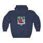 PEACE LOVE CRICKET Unisex Heavy Blend™ Hooded Sweatshirt