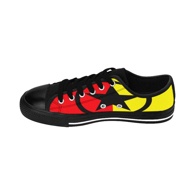 Global Super Star Men's Sneakers Red Yellow & Black