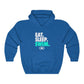 EAT. SLEEP. SWIM. Unisex Heavy Blend™ Hooded Sweatshirt
