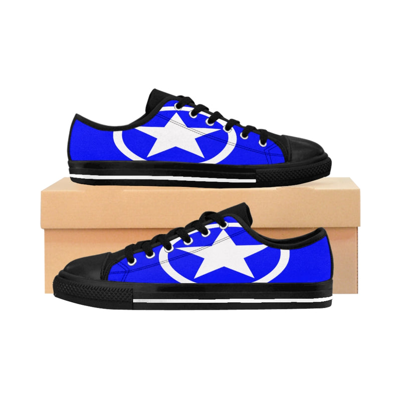 Global Super Star Men's Sneakers Blue & White