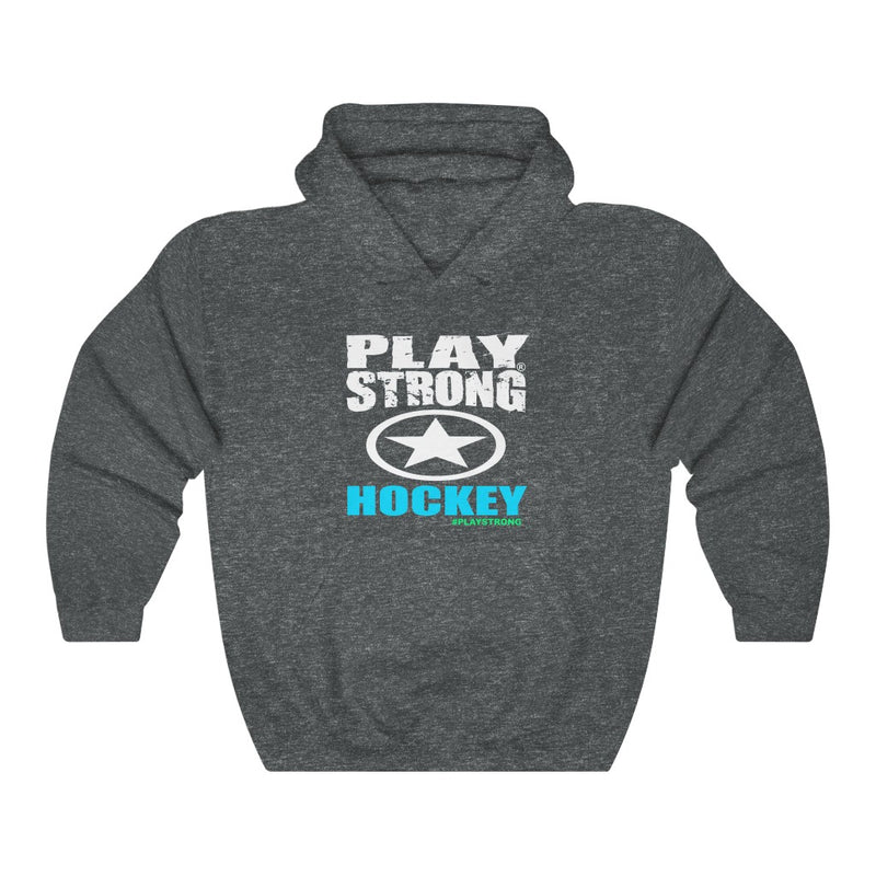 PLAY STRONG HOCKEY Unisex Heavy Blend™ Hooded Sweatshirt