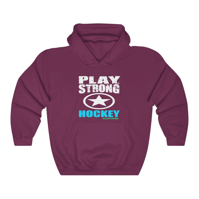 PLAY STRONG HOCKEY Unisex Heavy Blend™ Hooded Sweatshirt