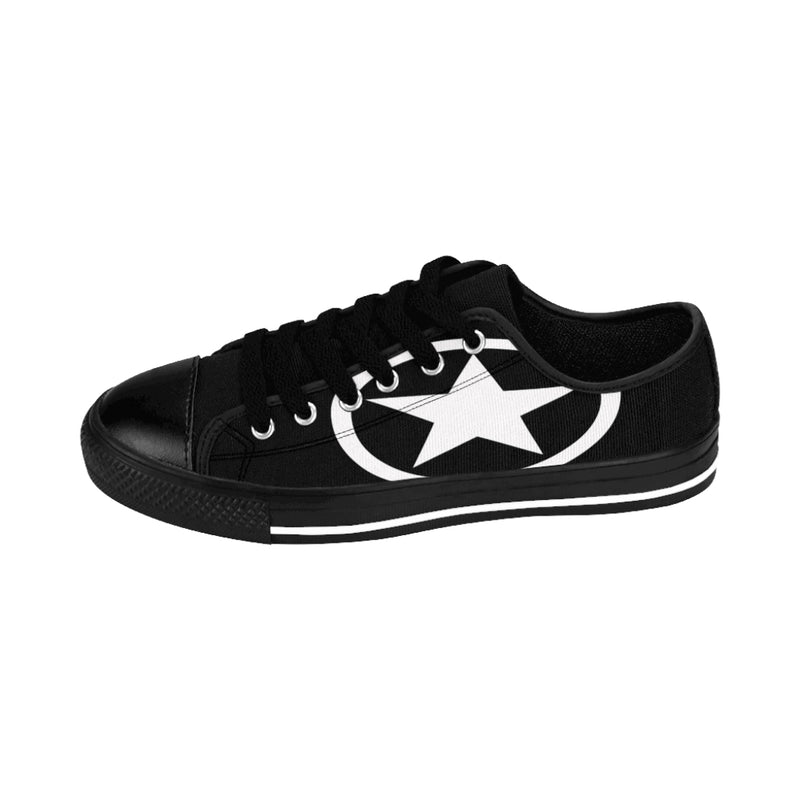 Global Super Star Men's Sneakers Black & White