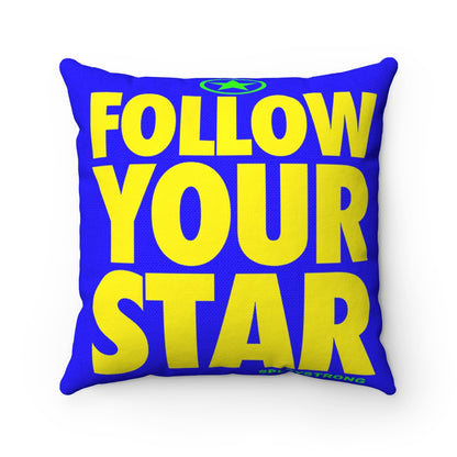 FOLLOW YOUR STAR Sports PowerWORD Square Pillow