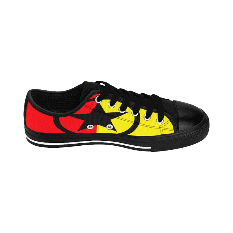 Global Super Star Men's Sneakers Red Yellow & Black