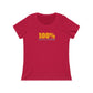 100% Women's Relaxed Jersey Short Sleeve Scoop Neck Tee