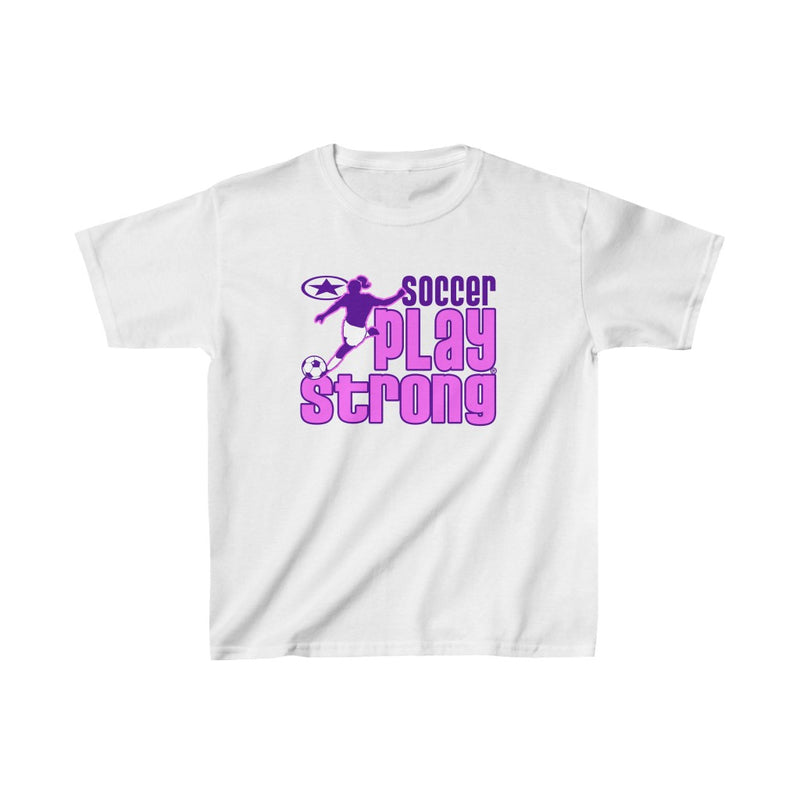 GIRLS SOCCER Kids Heavy Cotton™ Tee