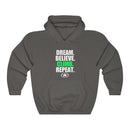 Dream. Believe. Climb. Repeat. Unisex Heavy Blend™ Hooded Sweatshirt