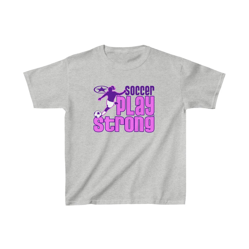 GIRLS SOCCER Kids Heavy Cotton™ Tee