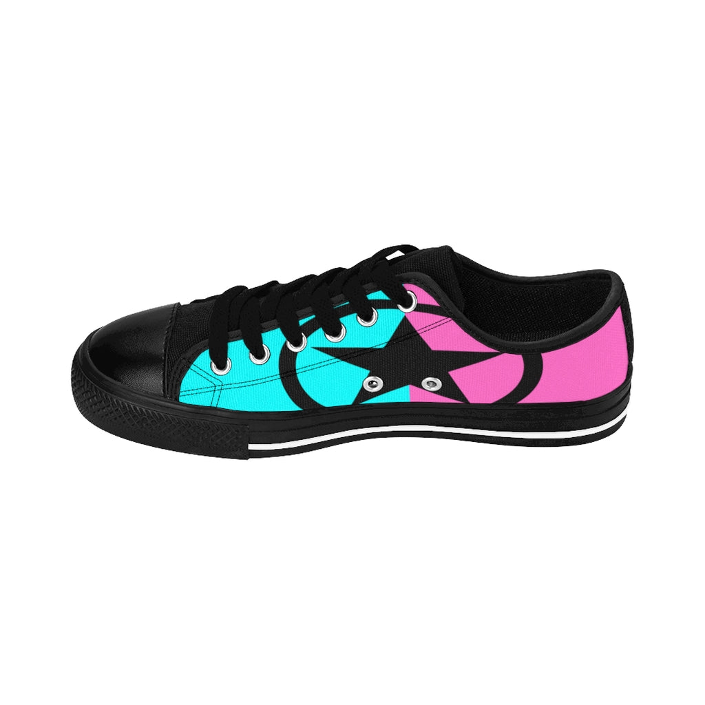 Global Super Star Women's Sneakers Pink & Aqua