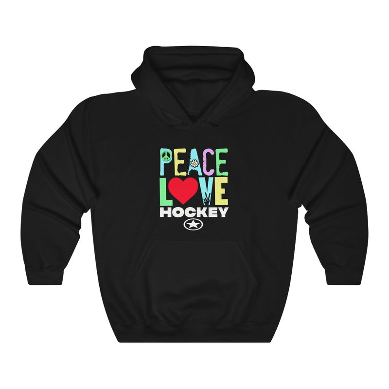 PEACE LOVE HOCKEY Unisex Heavy Blend™ Hooded Sweatshirt