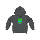 DREM. BELIEVE. HOCKEY. REPEAT. Youth Heavy Blend Hooded Sweatshirt