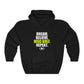 DREAM. BELIEVE. DISC GOLF. REPEAT. Unisex Heavy Blend™ Hooded Sweatshirt