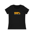 100% Women's Relaxed Jersey Short Sleeve Scoop Neck Tee