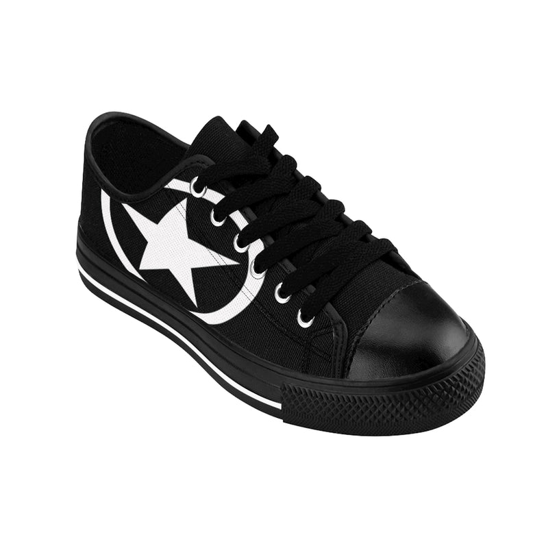 Global Super Star Men's Sneakers Black & White