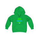 Dream. Believe. CORN HOLE. Repeat. Youth Heavy Blend Hooded Sweatshirt