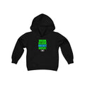 DREM. BELIEVE. HOCKEY. REPEAT. Youth Heavy Blend Hooded Sweatshirt