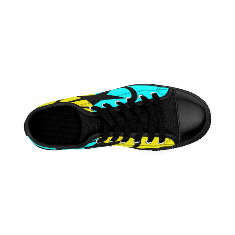 Global Super Star Men's Sneakers Aqua & Yellow