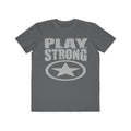 Play Strong Super Star Classic Gray Logo Men's Lightweight Fashion Tee