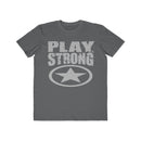 Play Strong Super Star Classic Gray Logo Men's Lightweight Fashion Tee