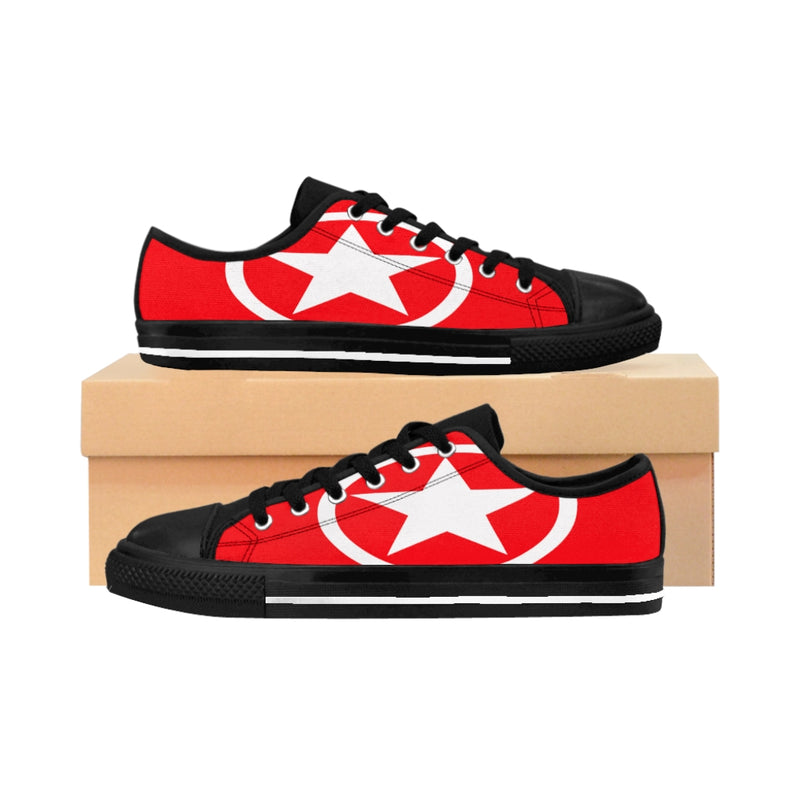 Global Super Star Men's Sneakers Red & White