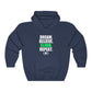 Dream. Believe. Climb. Repeat. Unisex Heavy Blend™ Hooded Sweatshirt