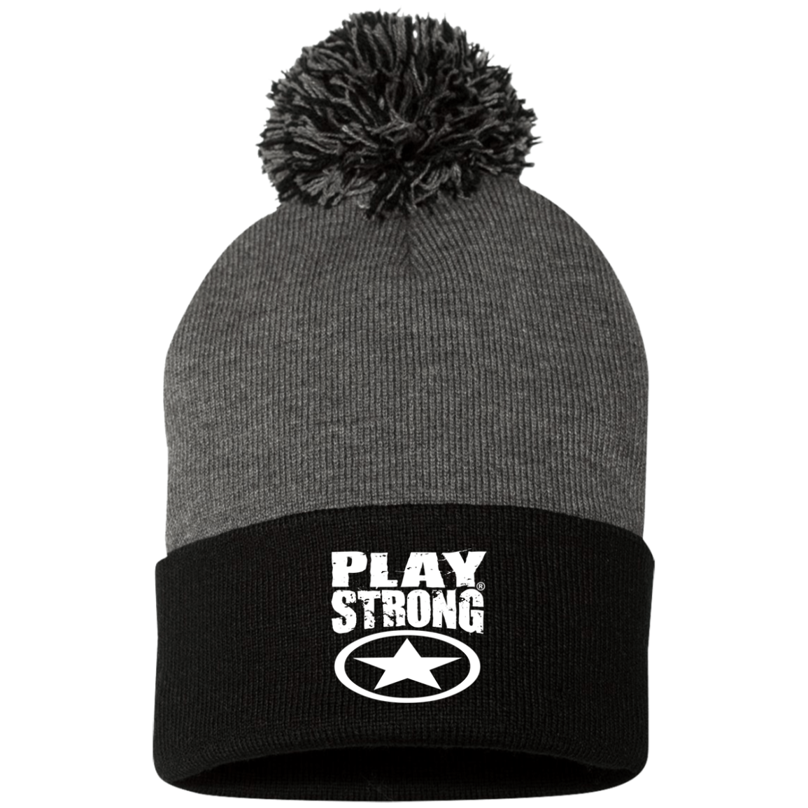 Play Strong SUPER STAR POM-POM  Knit Cap
